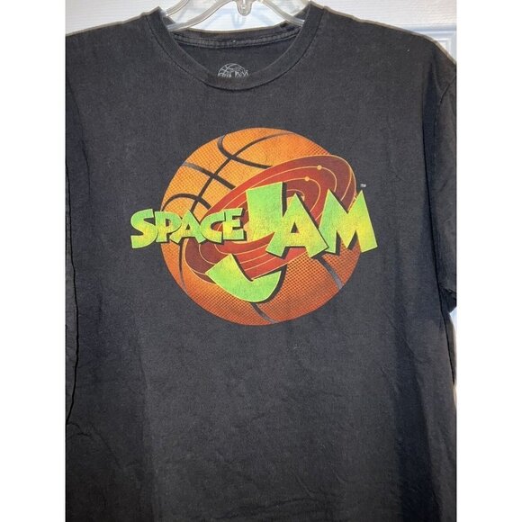 SPACE JAM Mens Short Sleeve Crewneck Adult Retro Casual Logo Sz XL - Picture 2 of 4